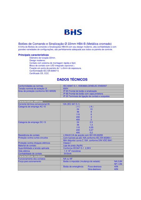 catalogo HB4.pdf - BHS