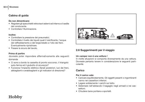 Capitolo 5 - Hobby Caravan