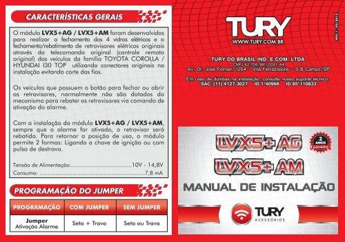 manual lvx5+ ag/+ am - Tury