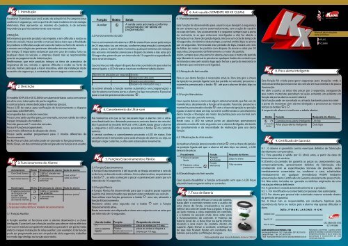 manual alarme kaori moto