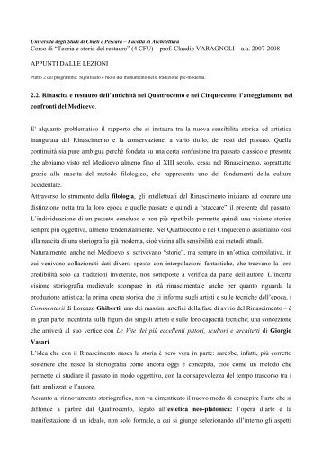 Il primato del nuovo: la fine del Cinquecento e l'età barocca