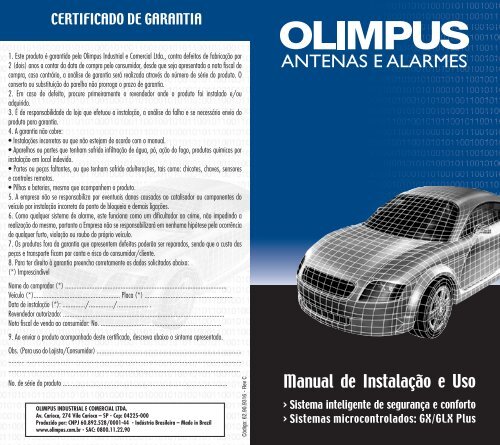 Manual Olimpus-Plus GLX GX