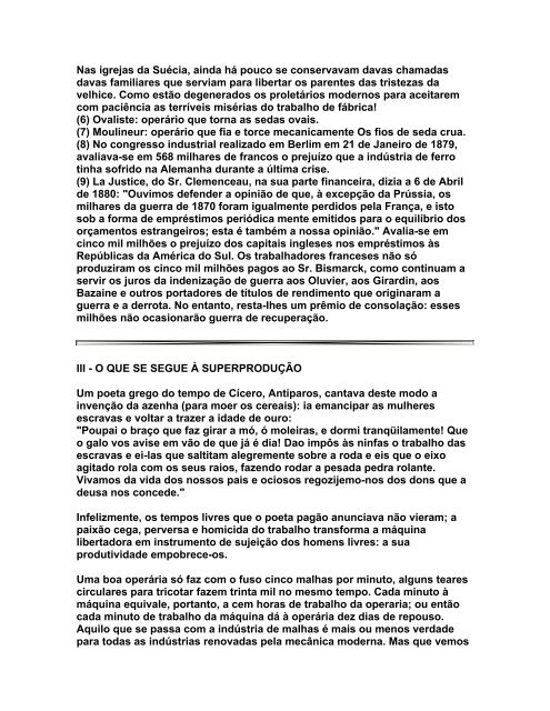 Direito à Preguiça - Paul Lafargue (em PDF)