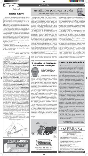 Homicídio em Tietê - Jornal Imprensa