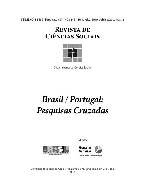 Brasil / Portugal: Pesquisas Cruzadas - Revista de Ciências Sociais