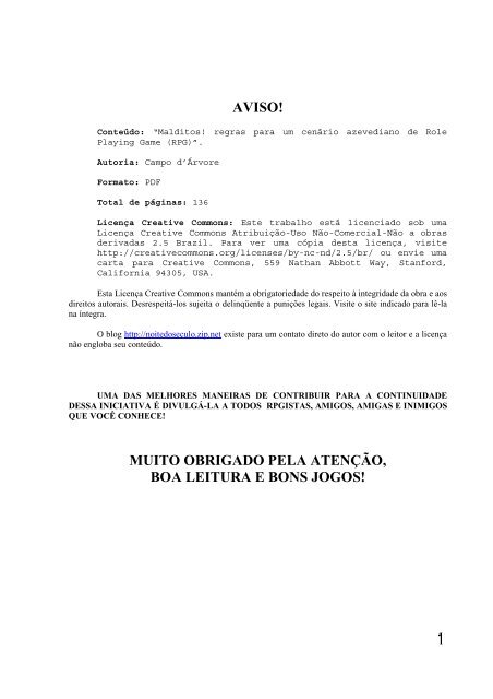 Aviso de Gatilho e de Conteúdo. Este texto está disponível em