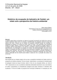 Histórico da ocupação do balneário de Caiobá: um relato ... - ANPPAS