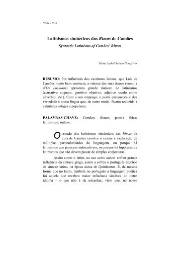 Baixar a versão PDF - Revista Camoniana
