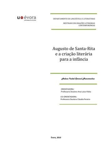 Augusto de Santa-Rita e a criação literária para a infância