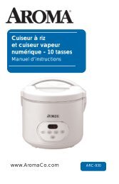 Cuiseur à riz et cuiseur vapeur numérique - Aroma Housewares