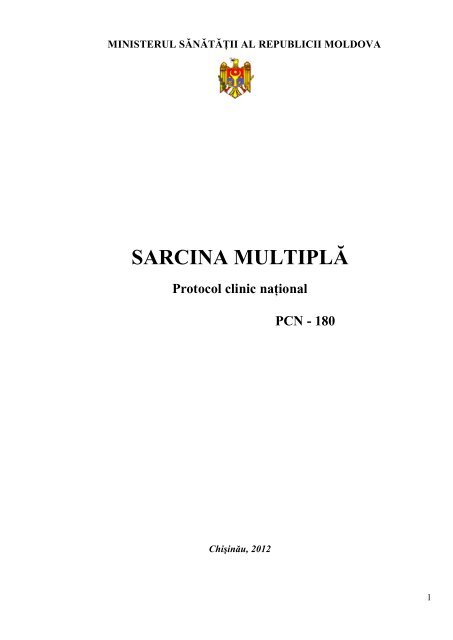 Protocol Clinic NaÅ£ional Sarcina MultiplÄƒ Ministerul SÄƒnÄƒtÄƒÅ£ii