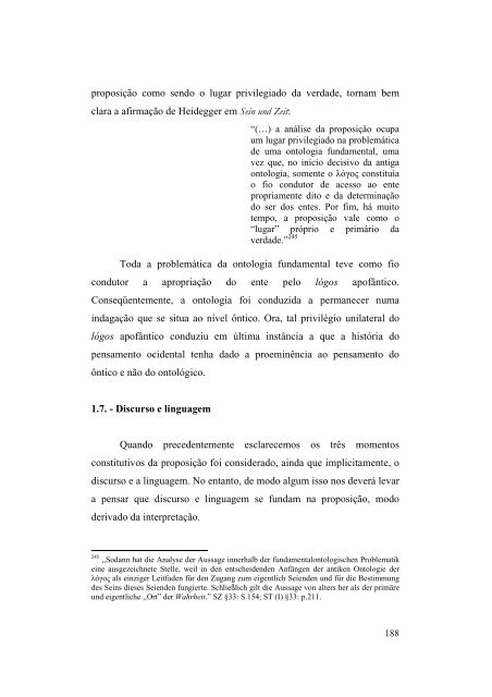 Heidegger e a fenomenologia husserliana: apropriação e ... - UFRJ