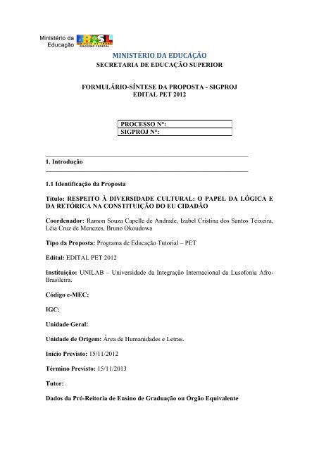 PDF) EXPLORANDO A INTERDISCIPLINARIDADE ENTRE LÍNGUA PORTUGUESA E  MATEMÁTICA NO DESENVOLVIMENTO DE UM PROJETO DE EDUCAÇÃO FINANCEIRA