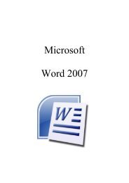 MS WORD 2007