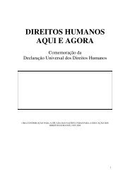 DIREITOS HUMANOS AQUI E AGORA - Amnistia Internacional