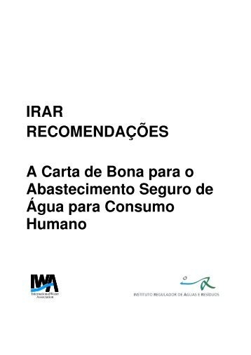 IRAR RECOMENDAÇÕES A Carta de Bona para o ... - IWA