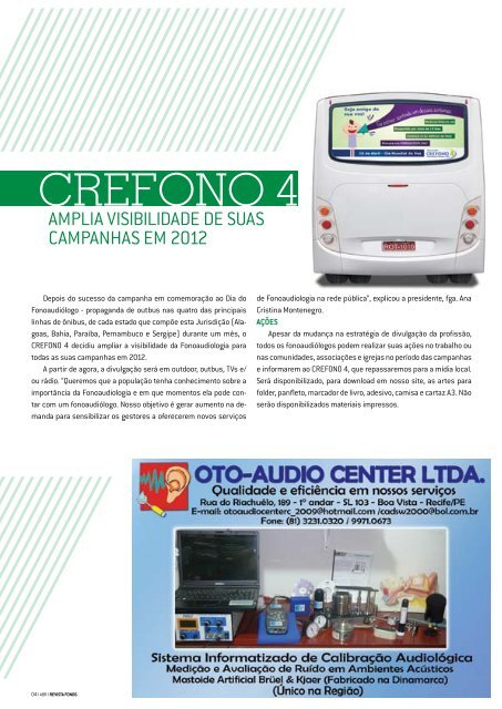 CREFONO 4 inaugura delegacia em Salvador - Conselho Regional ...