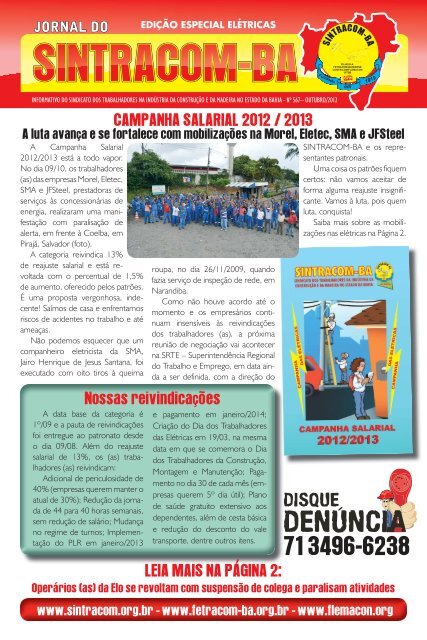 jornal do - SINTRACOM-BA