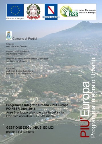 Programma Integrato Urbano - Comune di Portici