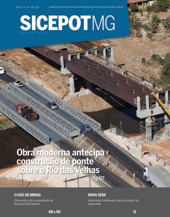 Obra moderna antecipa construção de ponte sobre o ... - sicepot-mg