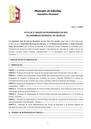 5ª Sessão, realizada em 16.11.2004 - Câmara Municipal de Odivelas