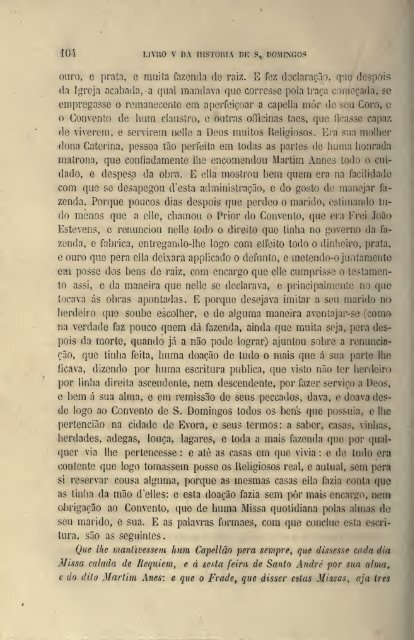 Da Vida de São Domingos – Fr. Luís de