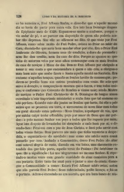 Da Vida de São Domingos – Fr. Luís de