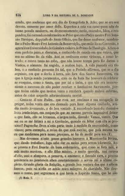 Da Vida de São Domingos – Fr. Luís de