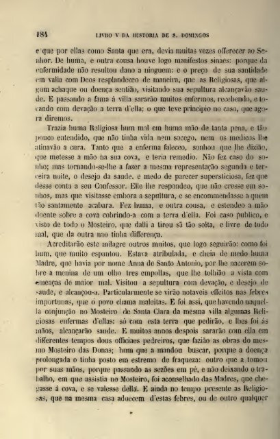 Da Vida de São Domingos – Fr. Luís de