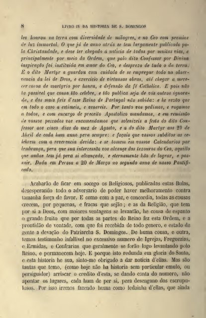 Da Vida de São Domingos – Fr. Luís de