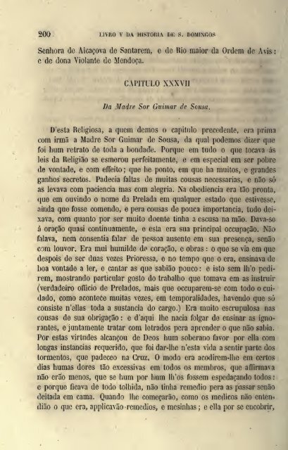 Da Vida de São Domingos – Fr. Luís de