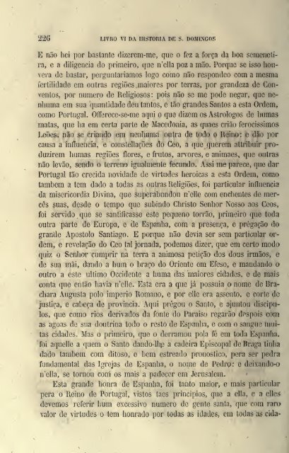 Da Vida de São Domingos – Fr. Luís de