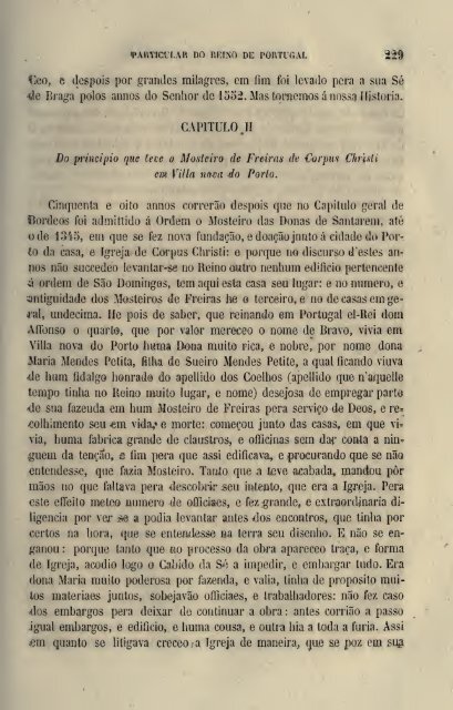 Da Vida de São Domingos – Fr. Luís de