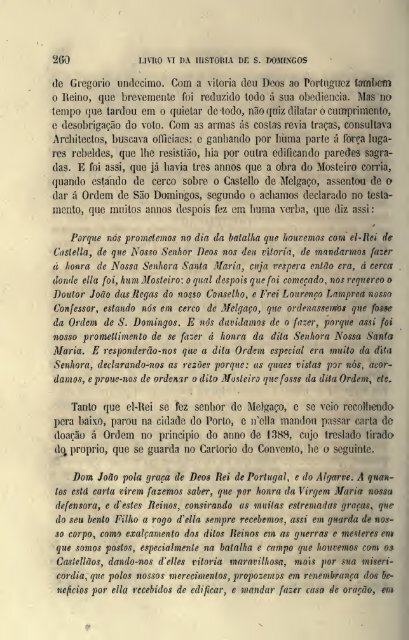 Da Vida de São Domingos – Fr. Luís de