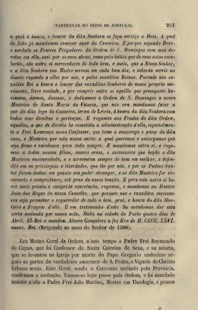 Da Vida de São Domingos – Fr. Luís de