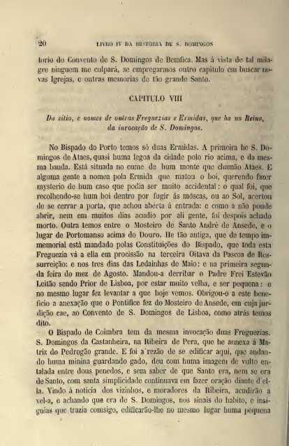 Da Vida de São Domingos – Fr. Luís de