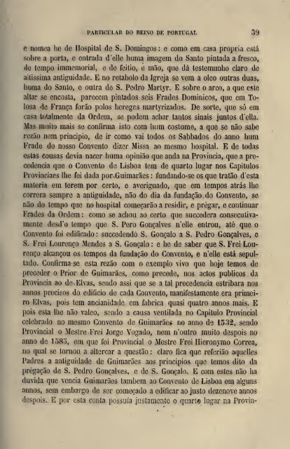 Da Vida de São Domingos – Fr. Luís de