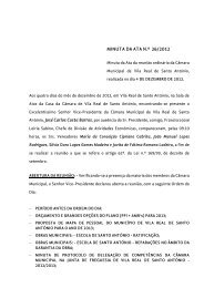 Acta n - Vila Real de Santo António