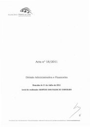 Acta n° 18/2011 - Município de Ponte de Lima
