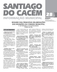 Separata 28 - Câmara Municipal de Santiago do Cacém