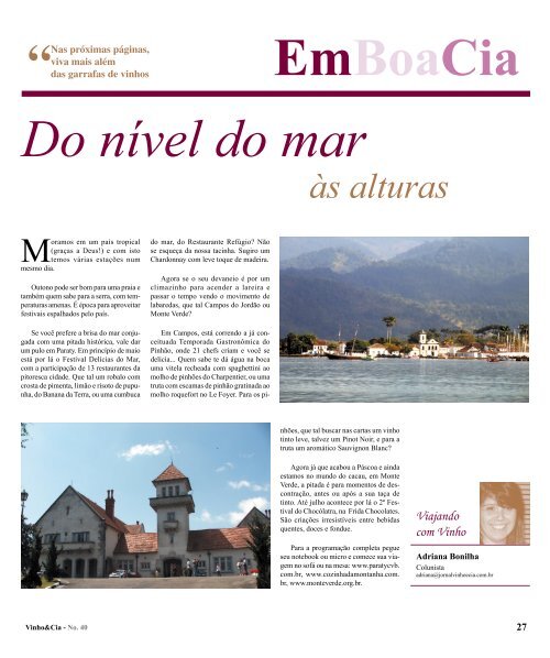 Vinho&Cia - Jornal Vinho & Cia