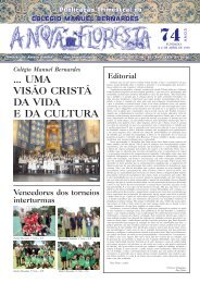 Jornal do Colégio - Nova Floresta - Junho 2012 - Colégio Manuel ...