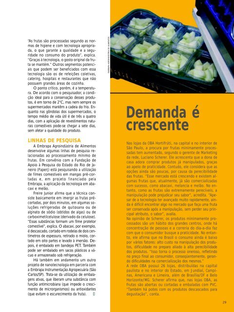 Revista Frutas e derivados - Edição 05 - Ibraf