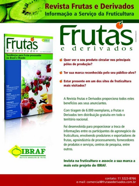 Revista Frutas e derivados - Edição 05 - Ibraf