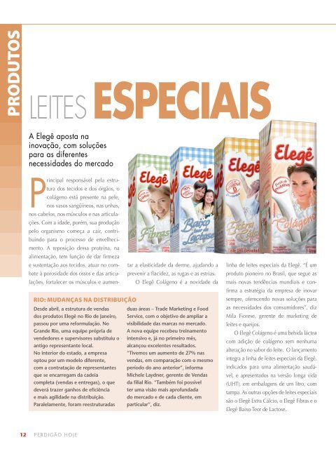 ESTILO DE VIDA, INOVAÇÃO E PRATICIDADE - Brasil Foods