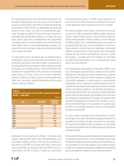 Relação entre Gastos Públicos e Crescimento Econômico ... - Sei