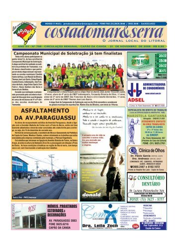 ASFALTAMENTO DA AV.PARAGUASSU - Jornal Costa do Mar e ...