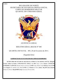 rio grande do norte secretaria de estado da defesa social corpo de ...