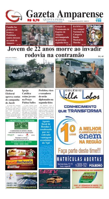 Jovem de 22 anos morre ao invadir rodovia na contramão - GAZETA ...