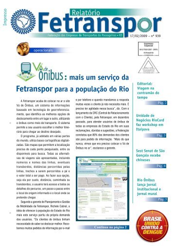 baixe o pdf - Fetranspor